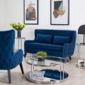 Margonia Two Seat Sofa - Blue-view2