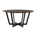 Juno Circular Dining Table and 6 Vista Dining chairs-view2