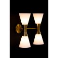 Camille Double Wall Light Brass-view3