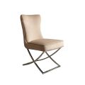 (ID:37356) Wexler Dining Chair-Taupe- LC122 - Silver-view2