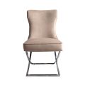 (ID:37356) Wexler Dining Chair-Taupe- LC122 - Silver-view3