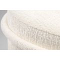 Tubio Fotpall - Ivory Chenille-view3