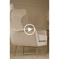 Lulu Fauteuil - Craie-view1