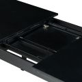 Capri Black Extending Dining Table -view7