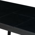 Capri Black Extending Dining Table -view6