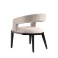 Madison Sedia da pranzo - Tapa chiaro - Nero-view4