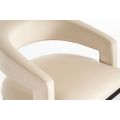 Madison Dining Chair - Chalk - Black frame-view5