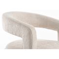 Ophelia Chestnut Dining Table and 6 Madison Light Taupe Dining Chairs-view4