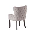 Margonia Chaise Carver, piétement noir - Gris colombe-view1