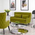 Margonia Two Seat Sofa - Olive-view2