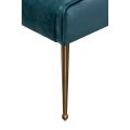 Mason Dining Chair Peacock - Brushed Gold Legs-view5