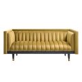 Metz Two Seat Sofa - Olive-view1
