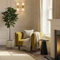 Metz Armchair - Olive-view2