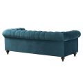 Monty 3-Sitzer Sofa - Pfauenblau-view3