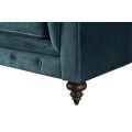 Monty 3-Sitzer Sofa - Pfauenblau-view5