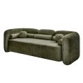 Munich Three Seat Sofa - Forest Green-view2