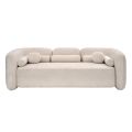 Munich Three Seat Sofa - Light Taupe-view1