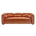 Munich Three Seat Sofa - Terracotta-view1