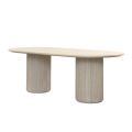 Ophelia Tavolo da pranzo - Rovere fumo chiaro-view4