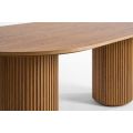 Ophelia Chestnut XL Dining Table and 10 Madison Light Taupe Dining Chairs-view7