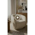 Orla Draaifauteuil Carrara-view3