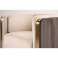 Ozman Fauteuil - Craie/Vison-view8
