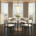 Parker Brass Dining Table-view2