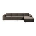 Pebble Large Right Hand Corner Sofa - Carbon-view1