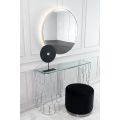 Eclipse Miroir mural illuminé en chrome-view4