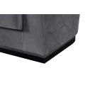 Pino Canapé 3 places, base argent - Gris colombe-view5