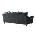Portman Canapé 3 places - Noir-view5