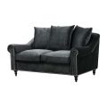 Portman Two Seat Sofa - Black-view3