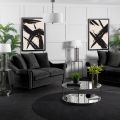 Portman Two Seat Sofa - Black-view2