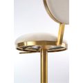 Ravello Bar Stool - Brass - Chalk-view6