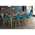 Silla de comedor Ravello – Teal-view2