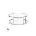 Rippon Table basse ronde en argent-view1