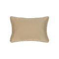 Coussin rectangulaire en satin - Or-view1