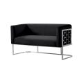 Alveare 2-zitsbank Zilver - Zwart-view3