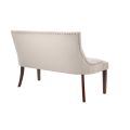 Torino Sitzbank - Taupe – Beine Walnuss-view4