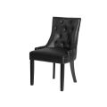 (ID:36666-36721) 2 x TORINO CHAIR (77) -BLACK PU - RING-view2