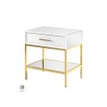 (ID:37359) Trio WHITE Bedside Table TR-21 -view1