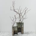 Large Smoked Grey Glass Vase-view2