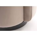 West End Draaibare Eetkamerstoel Taupe - Zwart Onderstel-view5