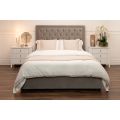 Zeno Upholstered Bed Feather Grey-view1