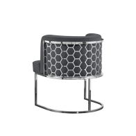 Alveare - Silla de plata - Gris Humo