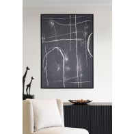 Structures One - Hand-Painted Wall Art