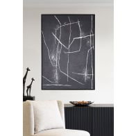 Structures Two - Hand-Painted Wall Art