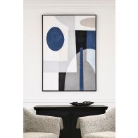 Blue Notes Two - Hand-Painted Wall Art