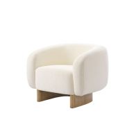 Barnaby Fauteuil Ivoor Chenille