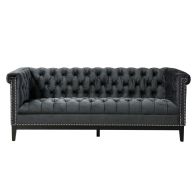 Bergman 3-Sitzer Sofa - Schwarz